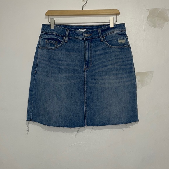 Old Navy Skirts Size 8 Womens Old Navy Blue Jean Skirt Poshmark